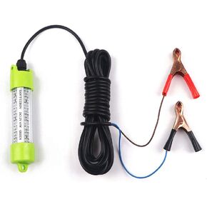 SAN'S LUBOV Submersible LED Fishing Lights- 12V IP68 Waterproof Outdoors Underwater Dock Night Fishing Light - Lure Bait Finder Fish Attractor to Attract & Catch More Crappie, Shrimp and Squid etc