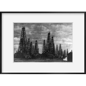 INFINITE PHOTOGRAPHS Photo: Spindle Top Oil Field,Beaumont,Jefferson County,Texas,TX,1910-30,Oil Wells in Kuwait