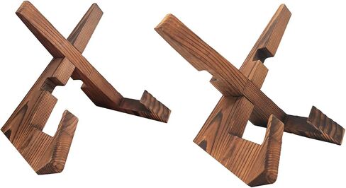 مجموعتان من 4 قطع من حامل كتب الطبخ للمطبخ، حامل كتب وصفات قابل للتعديل مقاس 10.16 سم - 30.48 سم، حامل كتب الطبخ الريفي لطاولة المطبخ in Kuwait