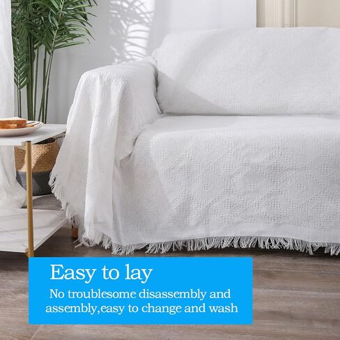 LUFEIJIASHI Sectional Couch Covers l Shape 2 Pieces Couch Covers for Sectional Sofa l Shape with Chaise Large Sectional Sofa Cover for Dog pet Protector Furniture Covers (Navy Blue, Large) in Kuwait