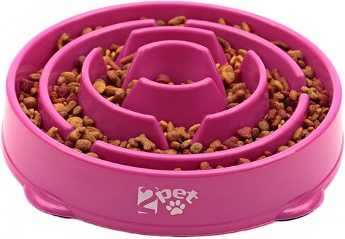 2PET Slowly Bowly - طبق تفاعلي ممتع للكلاب للأكل السريع، يوقف الاختناق والانتفاخ، خالٍ من مادة BPA، آمن للاستخدام في غسالة الأطباق، ضمان لمدة عام in Kuwait