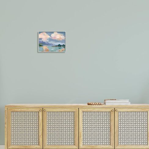 Stupell Industries Escape Peaceful Bay Landscape Framed Wall Art, Design by Brinley Designs in Saudi Arabia