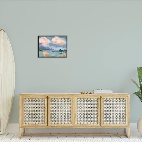 Stupell Industries Escape Peaceful Bay Landscape Framed Wall Art, Design by Brinley Designs in Saudi Arabia