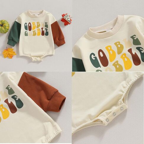 AMAWMW الوليد طفلة الصبي هالوين الزي اليقطين رومبير البلوز محايد للجنسين هالوين الاشياء الهدايا الملابس in Kuwait