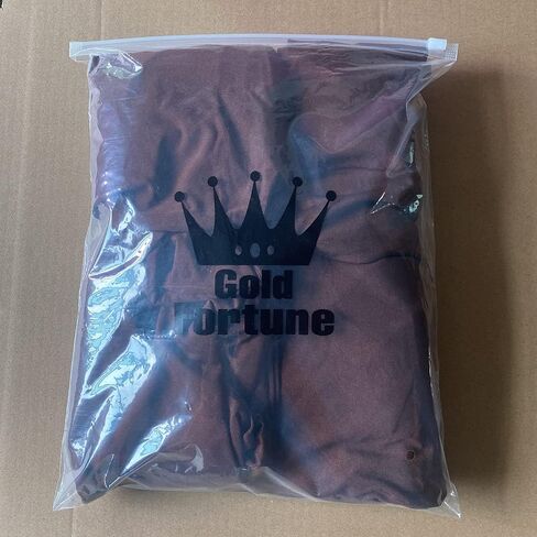 غطاء كرسي غرفة الطعام من قماش Gold Fortune Spandex قابل للتمدد وقابل للغسل وأغطية مقاعد واقية للمقعد (قهوة) in Saudi Arabia