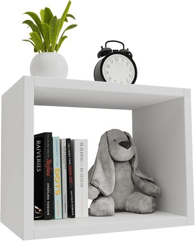 BAFAT Floating Shelves Wood,Wall Cube Shelves, Deep in 9.45" Floating Bookshelf for Wall,Window Plant Shelf,Wall Storage Organizer,Wall Mounted Corner Shelves for Bedroom, Living Room, Kitchen,Office in Saudi Arabia