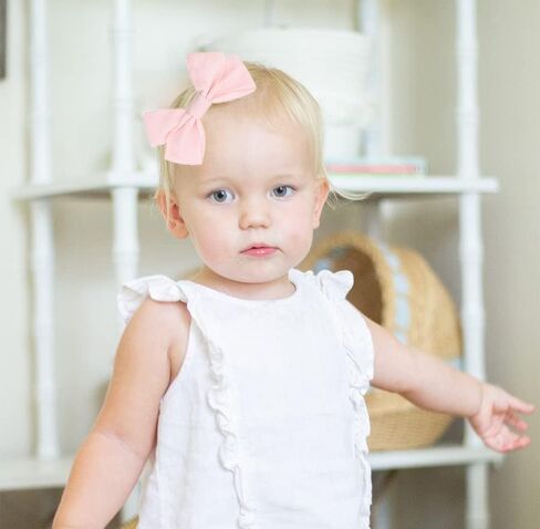 10 قطع من مشابك شعر الفتيات الصغيرات، فيونكات من الدانتيل، مشبك ذيل حصان، إكسسوارات شعر مصنوعة يدويًا للأطفال حديثي الولادة والأطفال الصغار in Kuwait