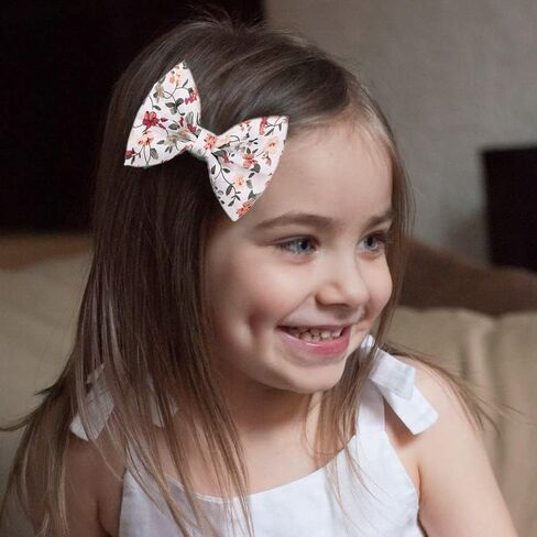 10 قطع من مشابك شعر الفتيات الصغيرات، فيونكات من الدانتيل، مشبك ذيل حصان، إكسسوارات شعر مصنوعة يدويًا للأطفال حديثي الولادة والأطفال الصغار in Kuwait