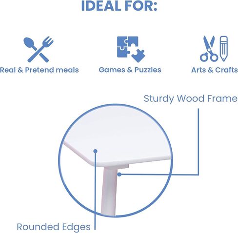 Delta Children Kids Table and Chair Set (4 Chairs Included), Grey/Blue in Saudi Arabia