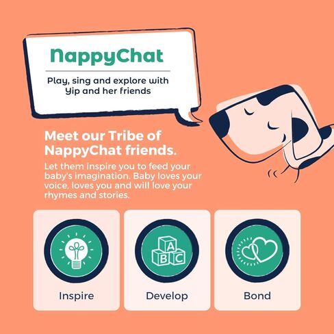 Mum & You Nappychat Premium Performance Eco Diapers, Size 3 (42 Diapers) Smart Tube Technology. Leak Protection. 100% Recyclable. Hypoallergenic, Dermatologically-Tested. No Lotion, Perfume or Dyes. in Kuwait