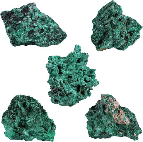 Rockcloud حجر الملكيت الخام الطبيعي زخرفة غير منتظمة شفاء حجر كريستال لتزيين المكاتب المنزلية، 0.02 رطل إلى 0.11 رطل in Kuwait
