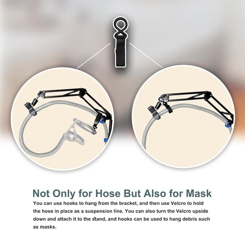 CPAP Hose Holder Support Hanger Avoid Tangling and Prevent Blockage Keeps The Air Hose Up and Away from Your Face and Arms to Make You Sleep Better in Kuwait