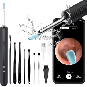 Ear Wax Removal, Ear Cleaner with Camera, Ear Remover with 1080P Camera, Otoscope with Light, Earwax Remover Tools for iPhone, iPad, Android Smart Phones in Saudi Arabia