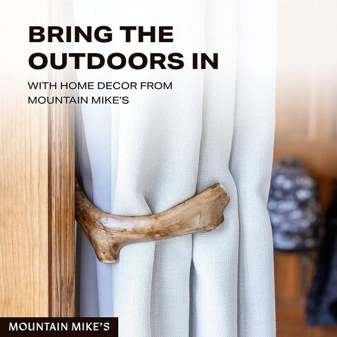 حامل ستارة خلفية من Mountain Mike's Repproductions Co. من البلاستيك، قرن الوعل ، مجموعة من 2 in Kuwait