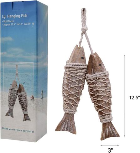 Wood Anchor Nautical Decor for Bathroom Wall Decor Hanging Ornament Wooden Boat Anchor with Crossbar Home Decor in Kuwait