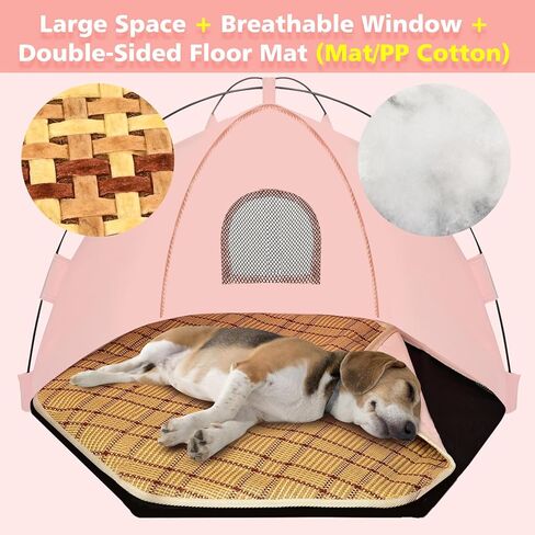 خيمة قطط كبيرة محمولة للاستخدام الخارجي من اندور بلون رمادي in Kuwait