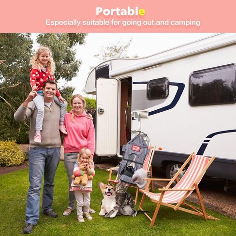 خيمة قطط كبيرة محمولة للاستخدام الخارجي من اندور بلون رمادي in Kuwait