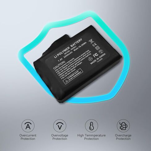 محول تيار متردد عالمي عالي السرعة وشاحن مزدوج محمول وبطارية (7.4 فولت 2200 مللي أمبير في الساعة (قطعتان) in Kuwait