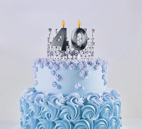 Red 27th & 72nd Birthday Candles for Cakes, Number 27 72 Candle Cake Topper for Party Anniversary Wedding Celebration Decoration in Kuwait