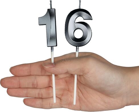 Red 27th & 72nd Birthday Candles for Cakes, Number 27 72 Candle Cake Topper for Party Anniversary Wedding Celebration Decoration in Kuwait