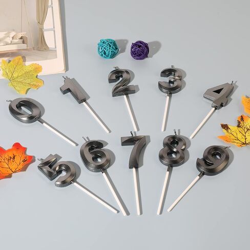 Red 27th & 72nd Birthday Candles for Cakes, Number 27 72 Candle Cake Topper for Party Anniversary Wedding Celebration Decoration in Kuwait