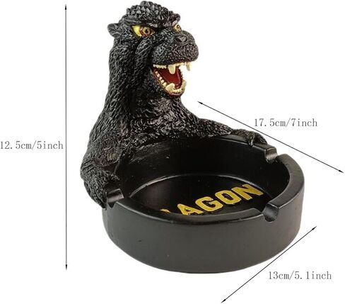 منفضة سجائر جودزيلا، تستخدم لمنافض السجائر المنزلية الوحشية منافض السجائر المصنوعة من راتينج الديناصورات ثلاثية الأبعاد، ملحقات تبغ السجائر in Kuwait