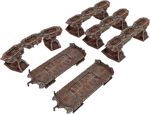 تضاريس الخيال العلمي من تينكرتورف : جدار محيطي، موضوع مهجور، متين، بسعر معقول، تضاريس بألوان كاملة رائعة المظهر، سريعة وسهلة التجميع، اعدادات غير محدودة تقريبا in Kuwait