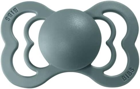 BIBS Pacifiers - Supreme Collection | BPA-Free Baby Pacifier | Made in Denmark | Set of 2 Island Sea Color Premium Soothers | Size 0-6 Months in Saudi Arabia