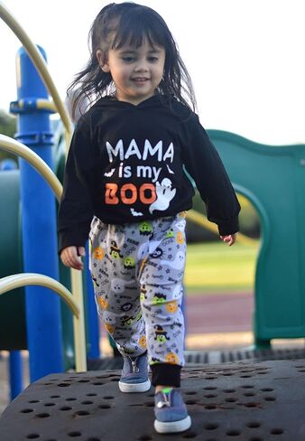 Yruiz Baby Boys' Mama is My Boo Outfit Set Halloween Ghost Romper in Kuwait