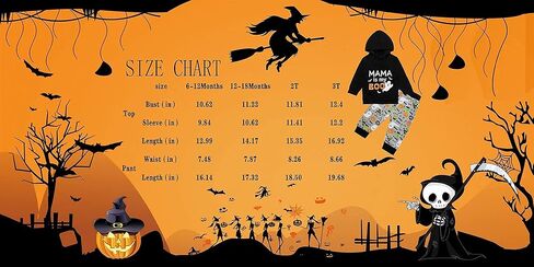 Yruiz Baby Boys' Mama is My Boo Outfit Set Halloween Ghost Romper in Kuwait