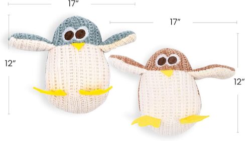 DKTIE Cat Toys with Catnip - Kitten Teething Toys, Cat Stuff for Indoor Cats, Catnip Toys for Cats, Cat Chew Toy, Kitty Toys - Cute Penguin Shape, Set of 2 (MRWJ12) (Penguins) in Kuwait