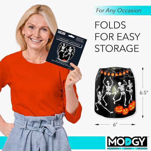 4 فوانيس مضيئة من MODGY - شموع LED عائمة مع بطاريات متضمنة - مصابيح رائعة لحفلات الزفاف والحفلات والباحات والاحتفالات بجميع أنواعها (سالم) in Kuwait