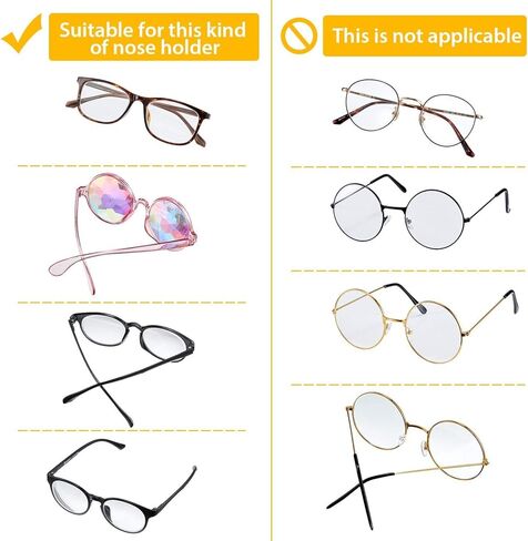 Eyeglass Nose Pads, 12 Pairs Adhesive Soft Silicone Anti-Slip Eyewear Nose Pads, Air Chamber, Air Cushions for Eyeglasses Eyeglass Sunglasses 3.5mm White in Saudi Arabia