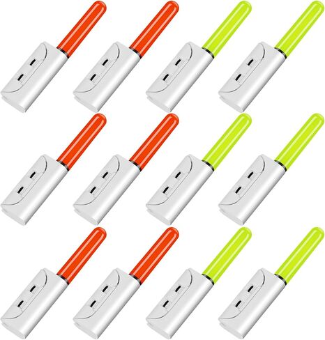 Fishing Glow Sticks LED Fishing Pole Light, 12 Pieces LED Glow Sticks for Fishing Night Fishing Rod Lights Tip LED, Waterproof Glow in The Dark Fishing Pole for Sea Fishing Tackle Rod (Green, Red) in Kuwait