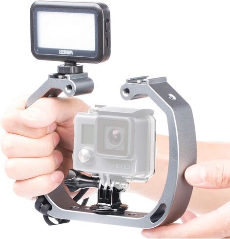 Sevenoak Aluminum Alloy Micro Film Making kit Video Cage Diving Rig Stabilizer SK-GHA6 & GoPro Mount Adapter for Action Cameras GoPro Hero3 3+ 4 5 6 Action Cameras for Underwater Video & Photography in Kuwait