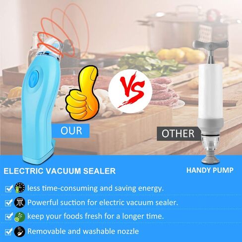 مانع تسرب الهواء المحمول، يتضمن 15 كيسًا مانعًا للتسرب قابلاً لإعادة الاستخدام، وسدادة نبيذ مفرغة، ومشبكين للإغلاق، و4 مشابك فيديو لتخزين الطعام، والحفاظ على النبيذ طازجًا ورطبًا in Kuwait