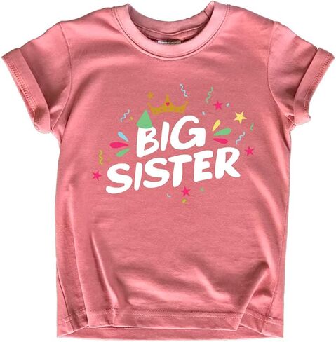 تاج قميص الأخت الكبرى للفتيات الصغيرات تم الترويج له وأنا ذاهبة إلى زي الإعلان in Kuwait
