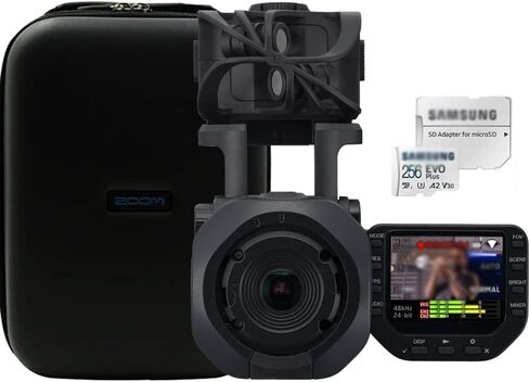 Teds Electronics Zoom Q8n-4K مسجل فيديو مفيد 4K فيديو + مجموعة ملحقات in Kuwait