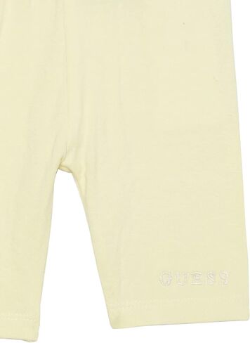 GUESS baby-girls Chambray Top and Embroidered Logo Stretch Jersey Leggings 2 Piece Set in Saudi Arabia