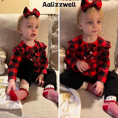 ملابس Aalizzwell للأطفال الرضع بأكمام طويلة للخريف والشتاء in Kuwait