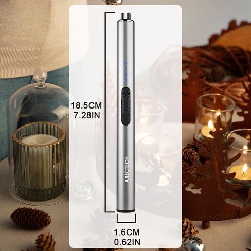ARECTECH Electric Candle Rechargeable Lighter Arc Plasma Lighters for Candle Kitchen Camping Christmas Type-C Black in Kuwait