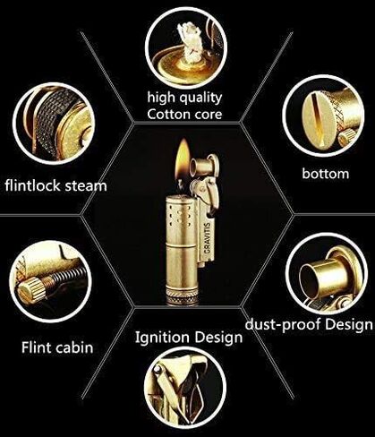 ولاعة خندق من النحاس/النحاس العتيق من جرافيتيس الحرب العالمية الثانية والنحاس الصلب in Kuwait