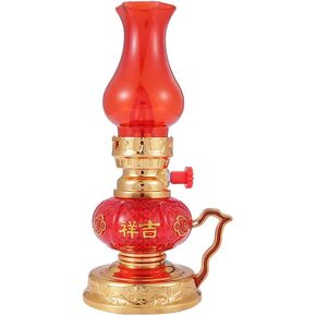 Led Kerosene lamp Crystal Light Vintage Style Retro Nostalgic Ancient Chinese Style Buddhist Supplies in Kuwait