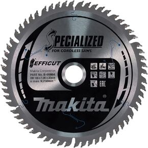 Makita B-69842 6-1/2" 60T Carbide-Tipped Max Efficiency Miter Saw Blade in Saudi Arabia