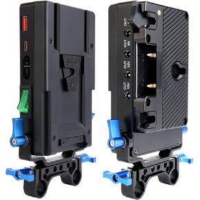 تتحول بطارية أنتو-باور جولد ماونت من كوكاكوو إلى لوحة محول كاميرا الفيديو على شكل حرف V، محول مقسم إمدادات الطاقة. مع مشبك قضيب 15 مم وسبعة مخرج طاقة تيار مستمر لكاميرات سوني وكاميرات دي اس ال ار. in Kuwait