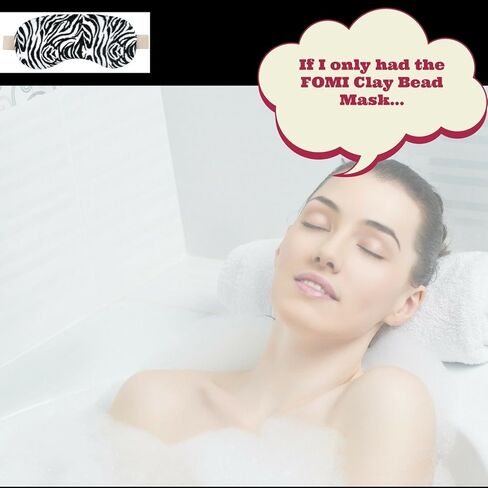 قناع عين للتسخين في الميكروويف من فومي كير | معطر باللافندر وقابل لإعادة الاستخدام، ضغط لصداع الشقيقة والعيون الجافة والصداع والجيوب الأنفية | لفافة حرارة رطبة مهدئة (الحمار الوحشي) in Kuwait