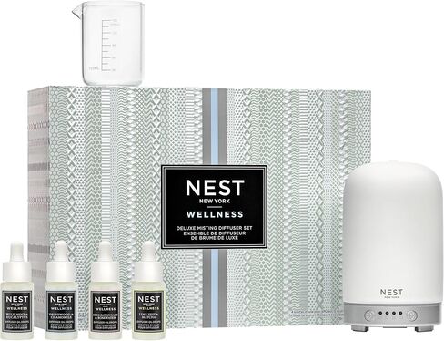 ناشر رائحة الرذاذ الفاخر بالموجات فوق الصوتية من نيست نيويورك للمنزل مع 4 روائح in Kuwait