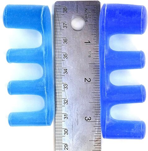 Toe Spreaders, Toe Stretcher & Toe Spacers. ToePal For Yoga. Instant Relief for Toes, Bunion Relief, Hammer Toes, 1 pair - Small Blue in Saudi Arabia