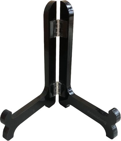 Acrylic Plate Holder Display Stands, Easels Plates Picture Frame Stand Holder Display for Photo Art Books Displaying Rack Holder Stands - 4.73*7.09 inch Black (28) in Saudi Arabia