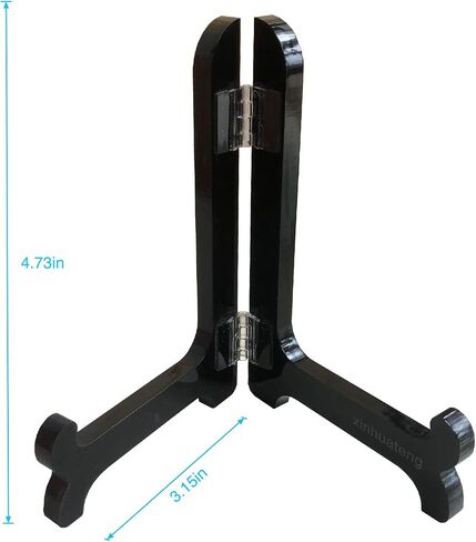 Acrylic Plate Holder Display Stands, Easels Plates Picture Frame Stand Holder Display for Photo Art Books Displaying Rack Holder Stands - 4.73*7.09 inch Black (28) in Saudi Arabia